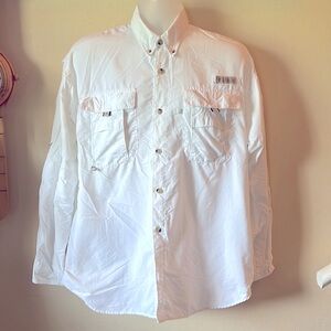 COLUMBIA OMNI-SHADE Mens Casual Button Down Shirt